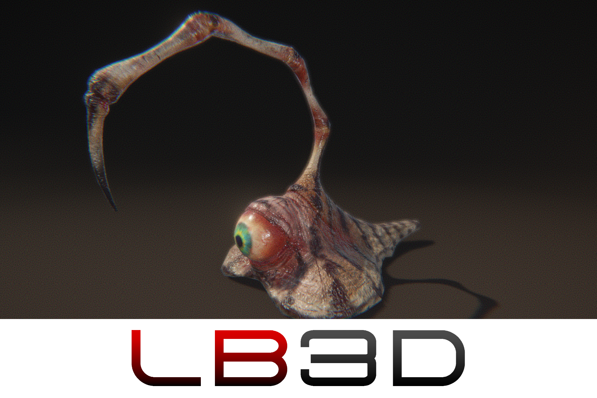 Stabbing Eyeball Slug Monster