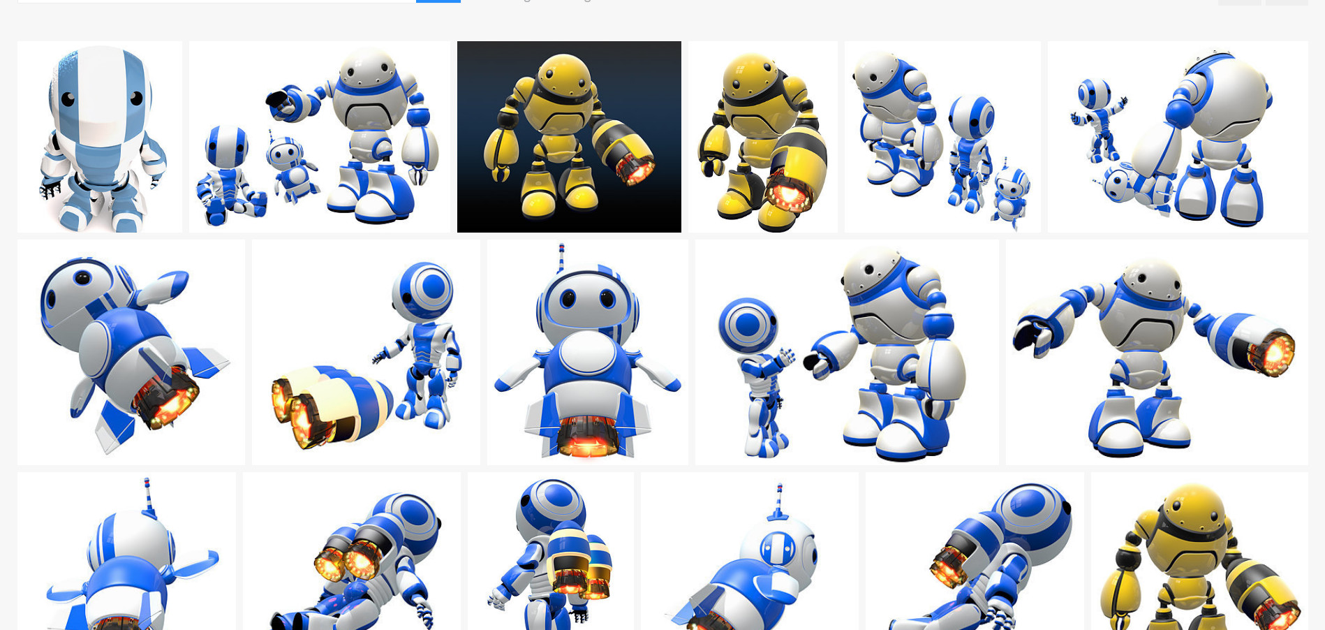 Robot Mascots by Leo Blanchette